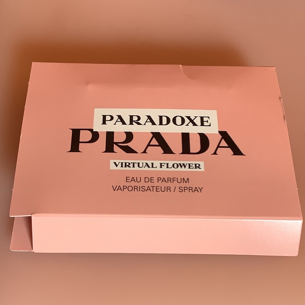 Prada Paradoxe Virtual Flower Pink Box with Black Logo sample perfume